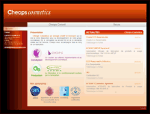 Tablet Screenshot of cheops-cosmetics.com